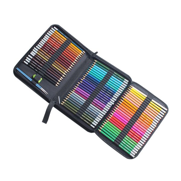 72 Watercolor Pencil Set in Portable Zippered Travel Case