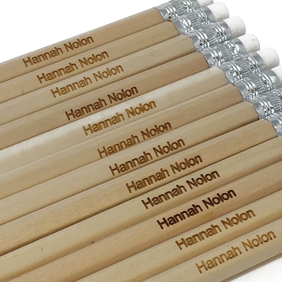 name engraved pencils