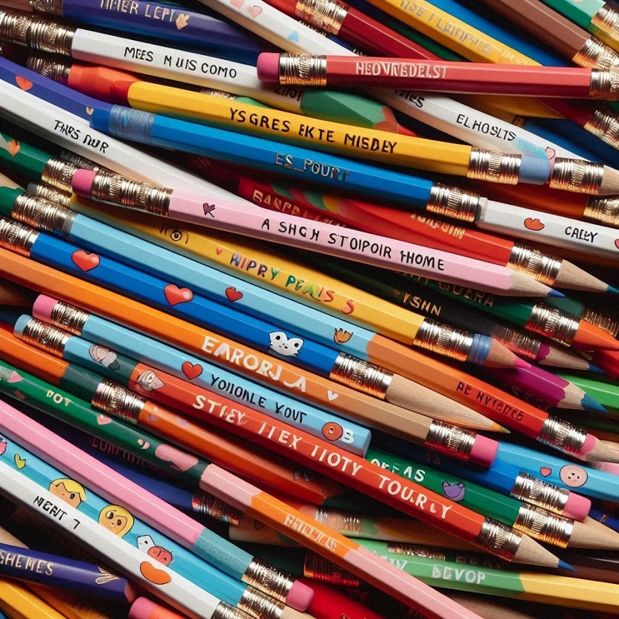 personalized pencils